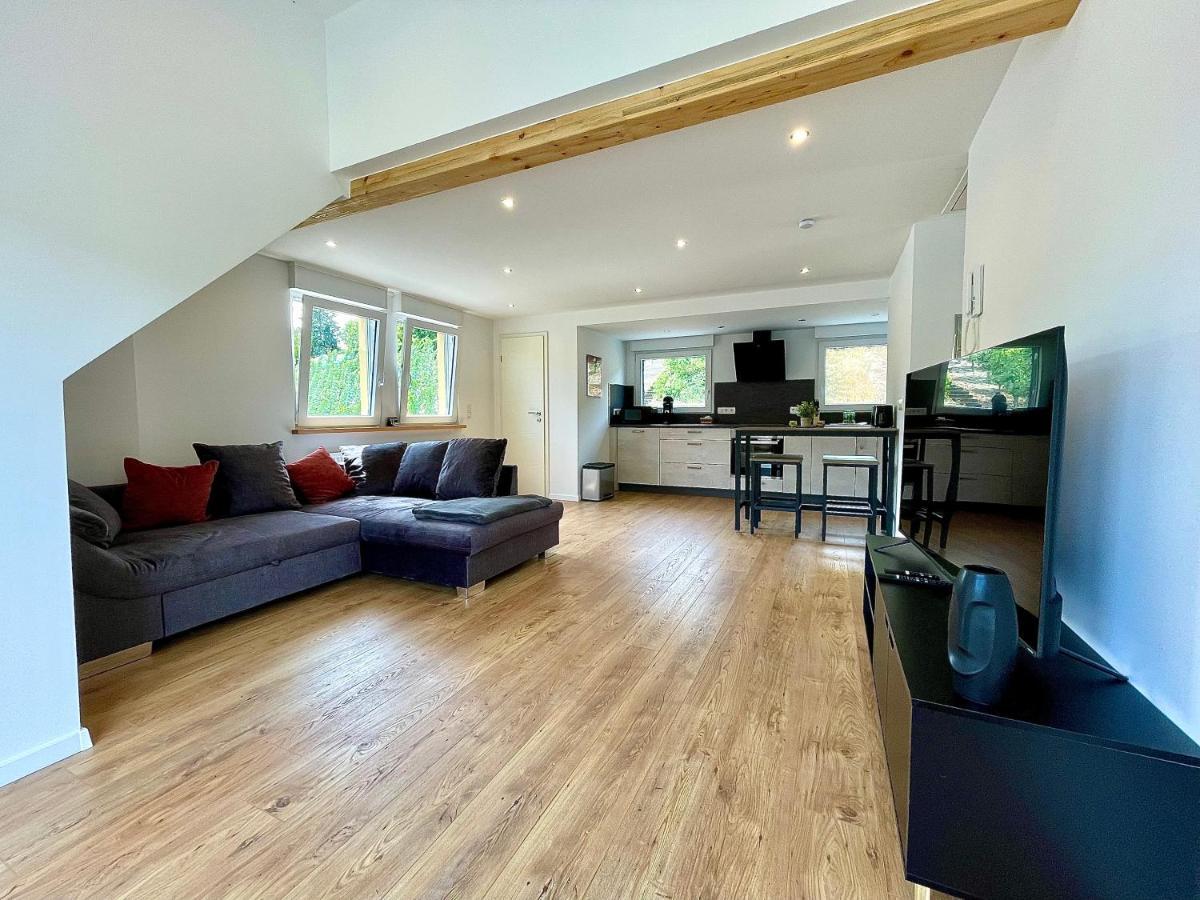 Sky Apartment, Blick Zur Mosel, Grosser Balkon, Kaffeemaschine, Smart Tv Zell Buitenkant foto