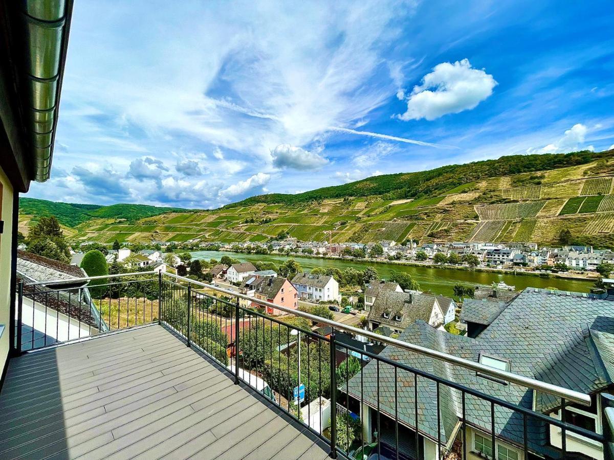 Sky Apartment, Blick Zur Mosel, Grosser Balkon, Kaffeemaschine, Smart Tv Zell Buitenkant foto